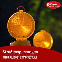 Artikelvorschaubild Straßensperrungen Stadtfest 2024