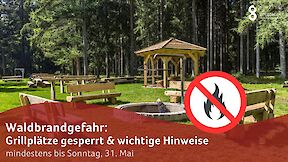 Artikelvorschaubild Erhöhte Waldbrandgefahr!